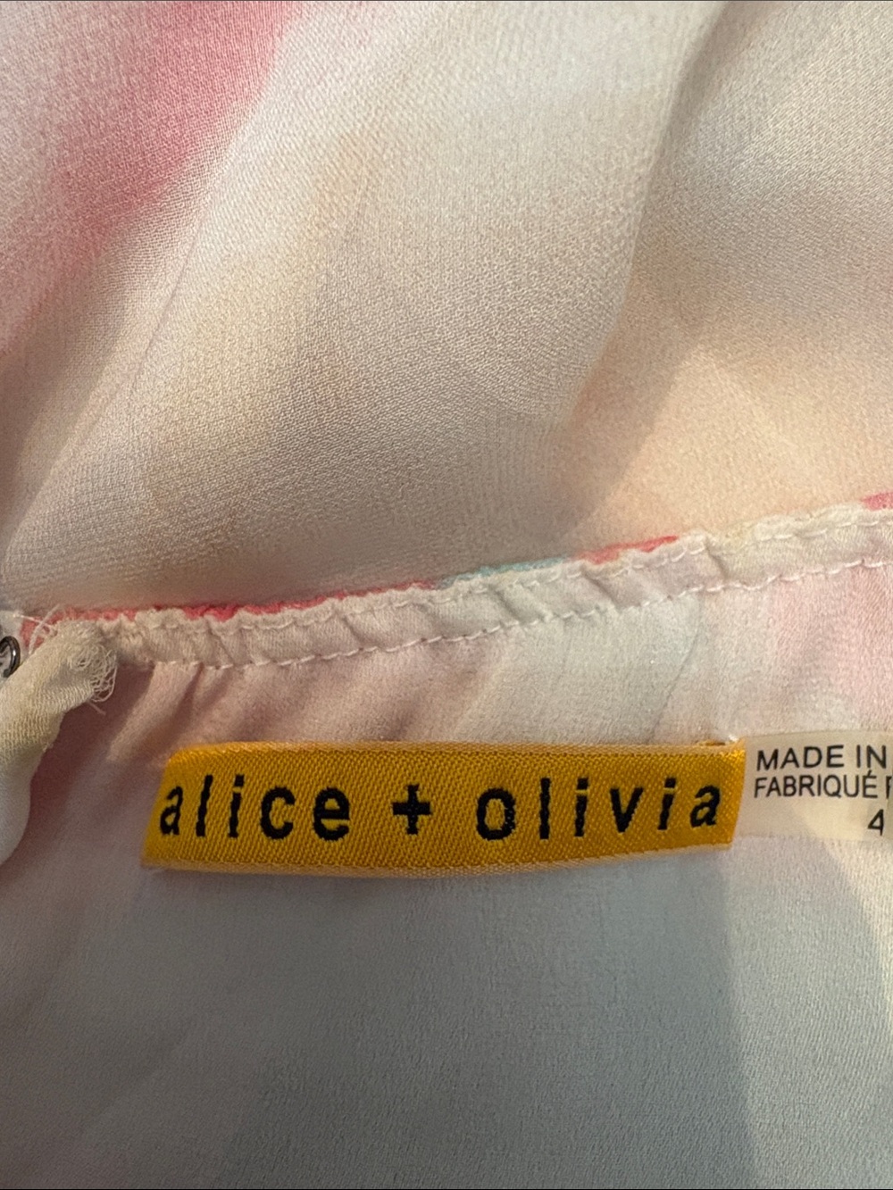 Alice + Olivia Kiernan Floral Maxi Dress -size 4 - Picture 4 of 5